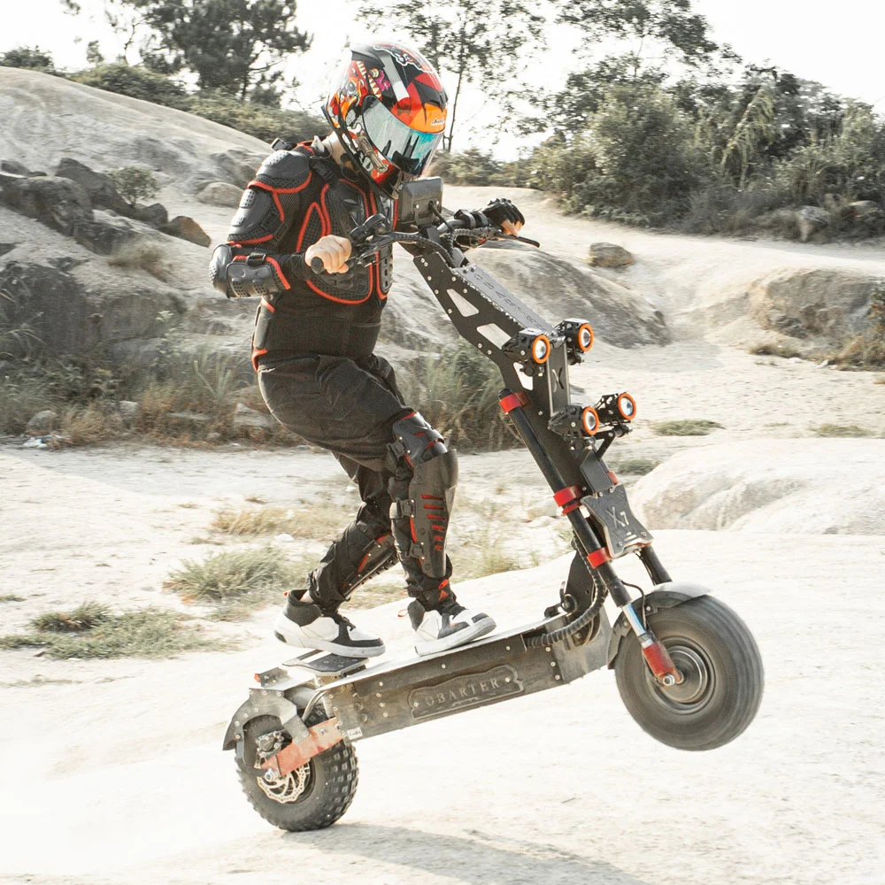 2022 New Obarter X7 8000W 14inch Fat Tire Electric Scooter wtih Removeable battery e scooter