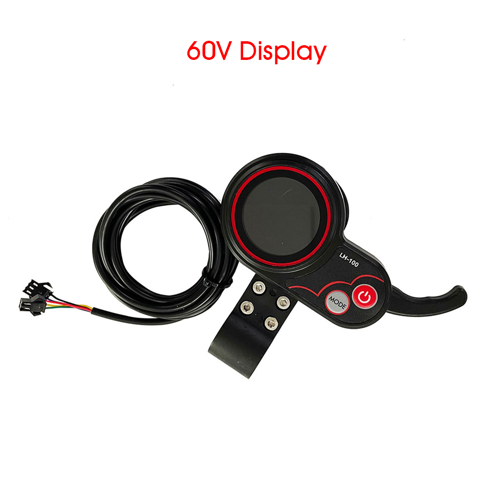JB FOC Sine Wave 60V 50A Electric Scooter Controller for 3000w - 8000W 10000W 5000w e scooter LH-100 Display PCB Big Screen Accelerator