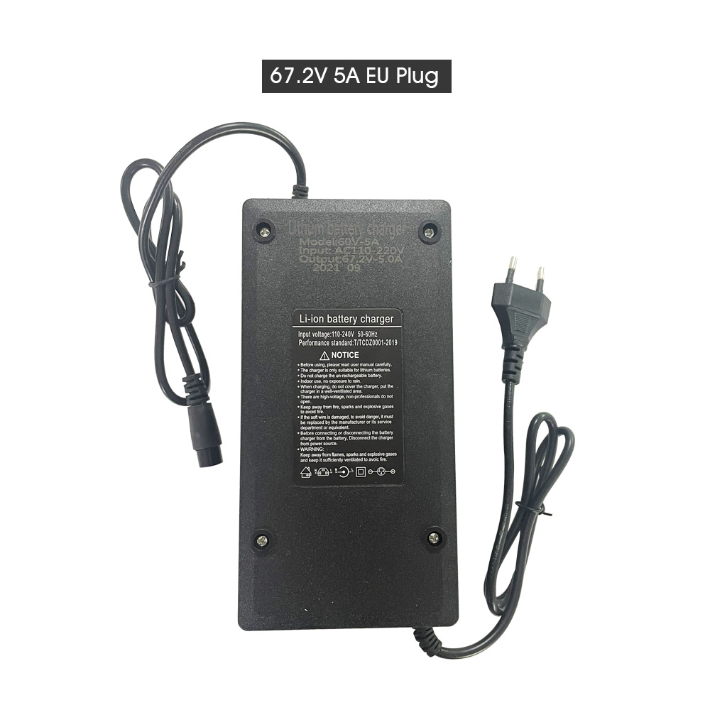 67.2V Charger for 60V electric scooter Lithium battery Loader charger with fan use for Scooter