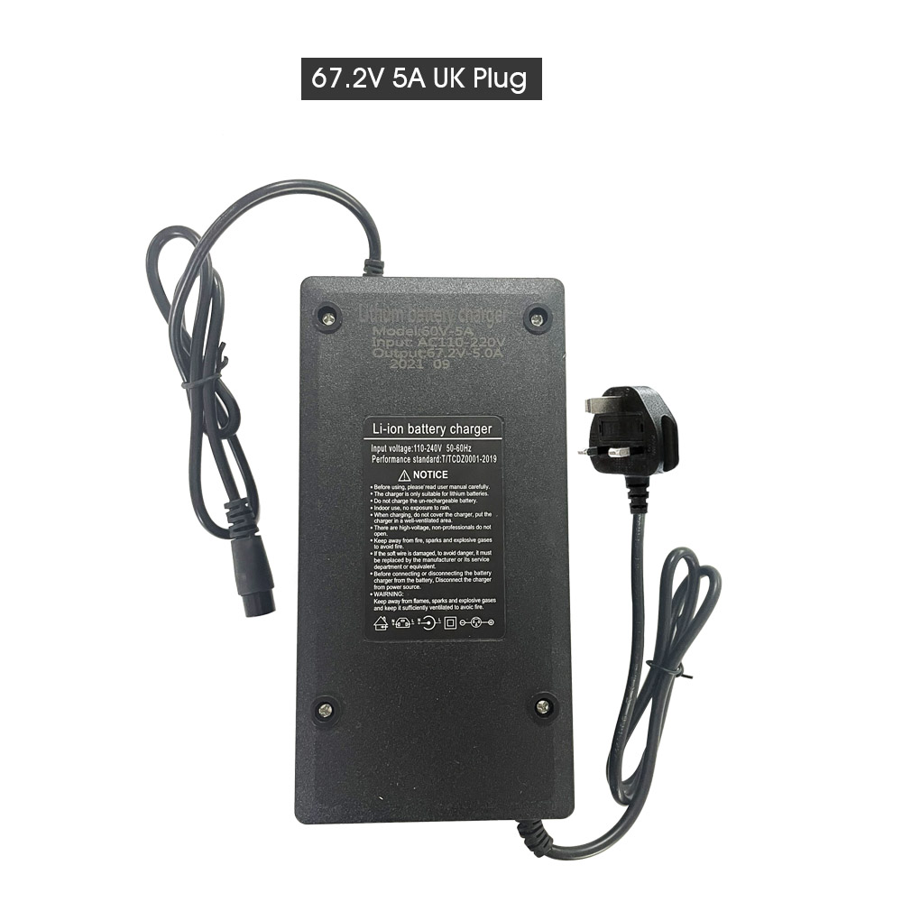67.2V Charger for 60V electric scooter Lithium battery Loader charger with fan use for Scooter
