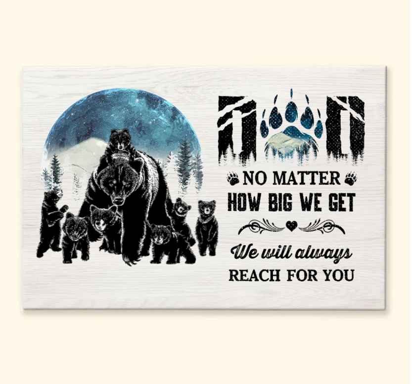 We'll Always Reach For You - Personalized Canvas