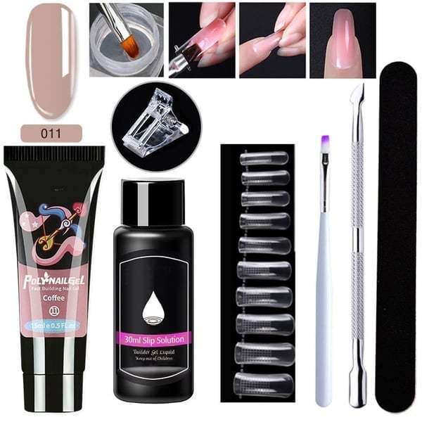 (🔥Last Day Promotion 49% OFF) Luxury Polygel Nail Kit - BUY 3 FREE SHIPPING