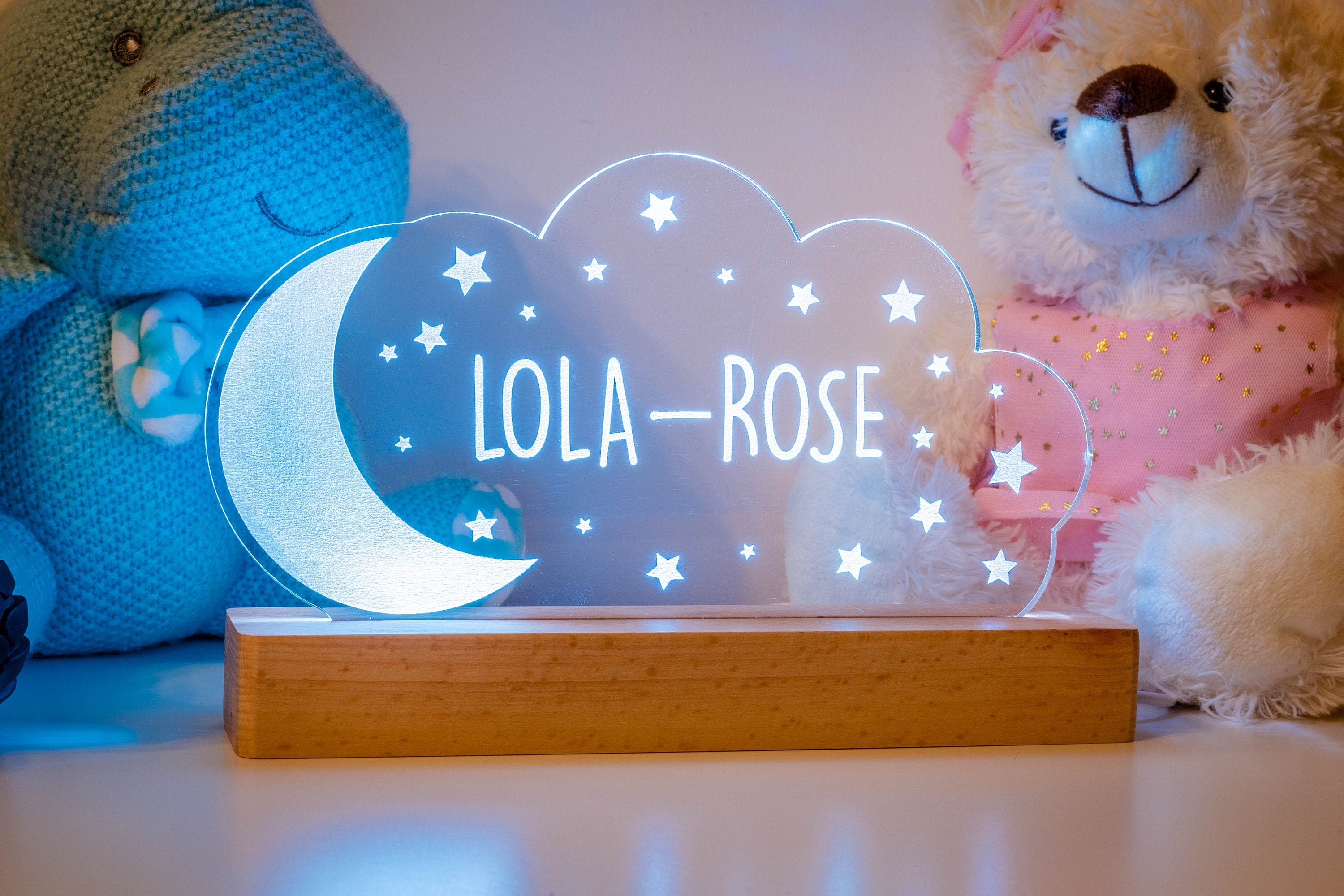 Personalized Name Stars Night Lights