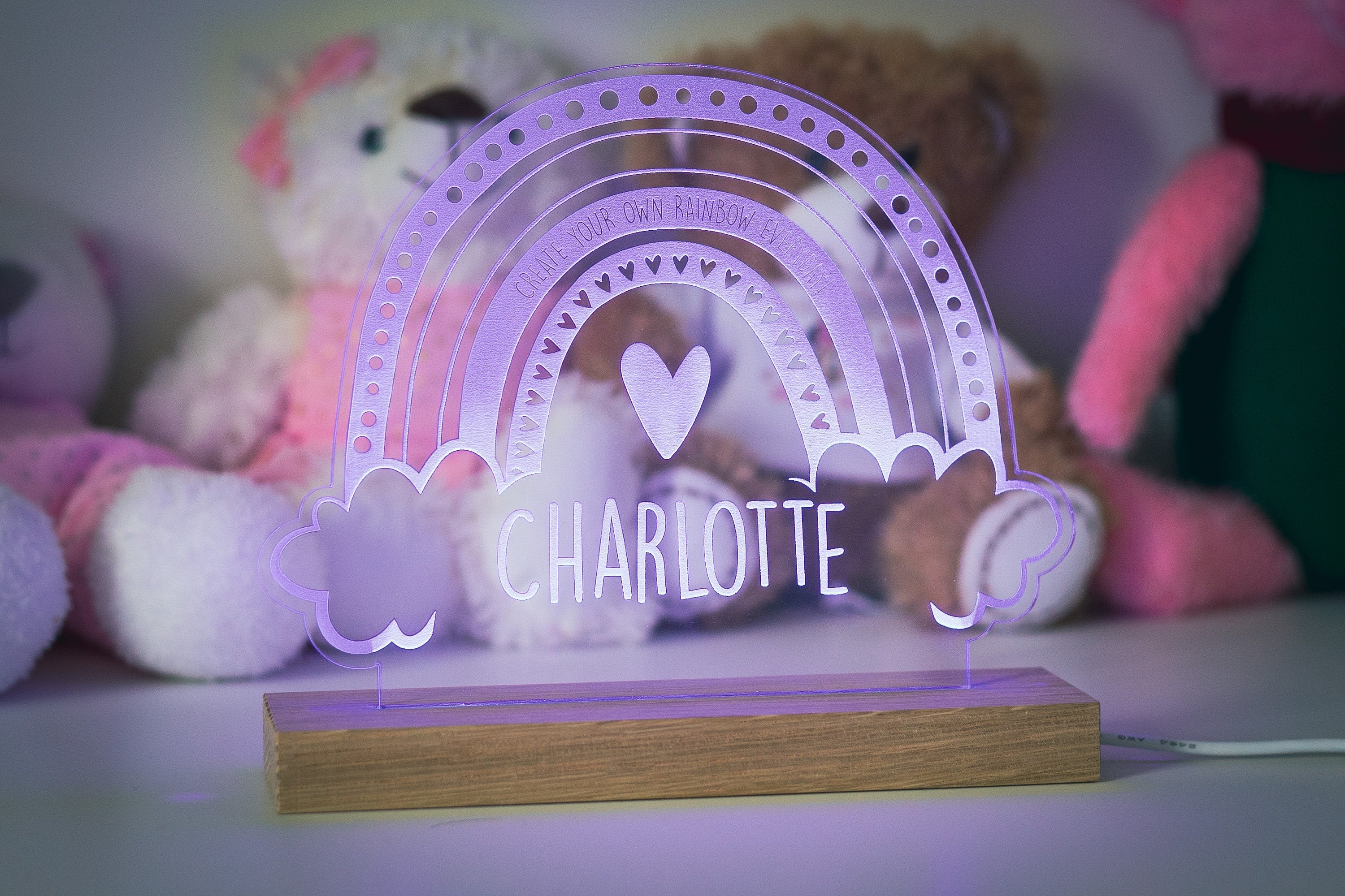 Personalized Name Stars Night Lights