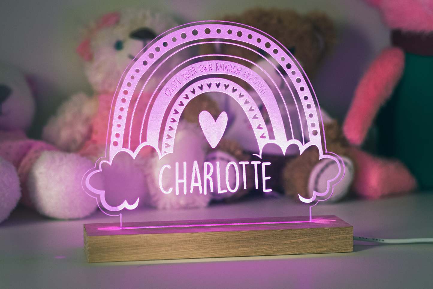 Personalized Name Stars Night Lights