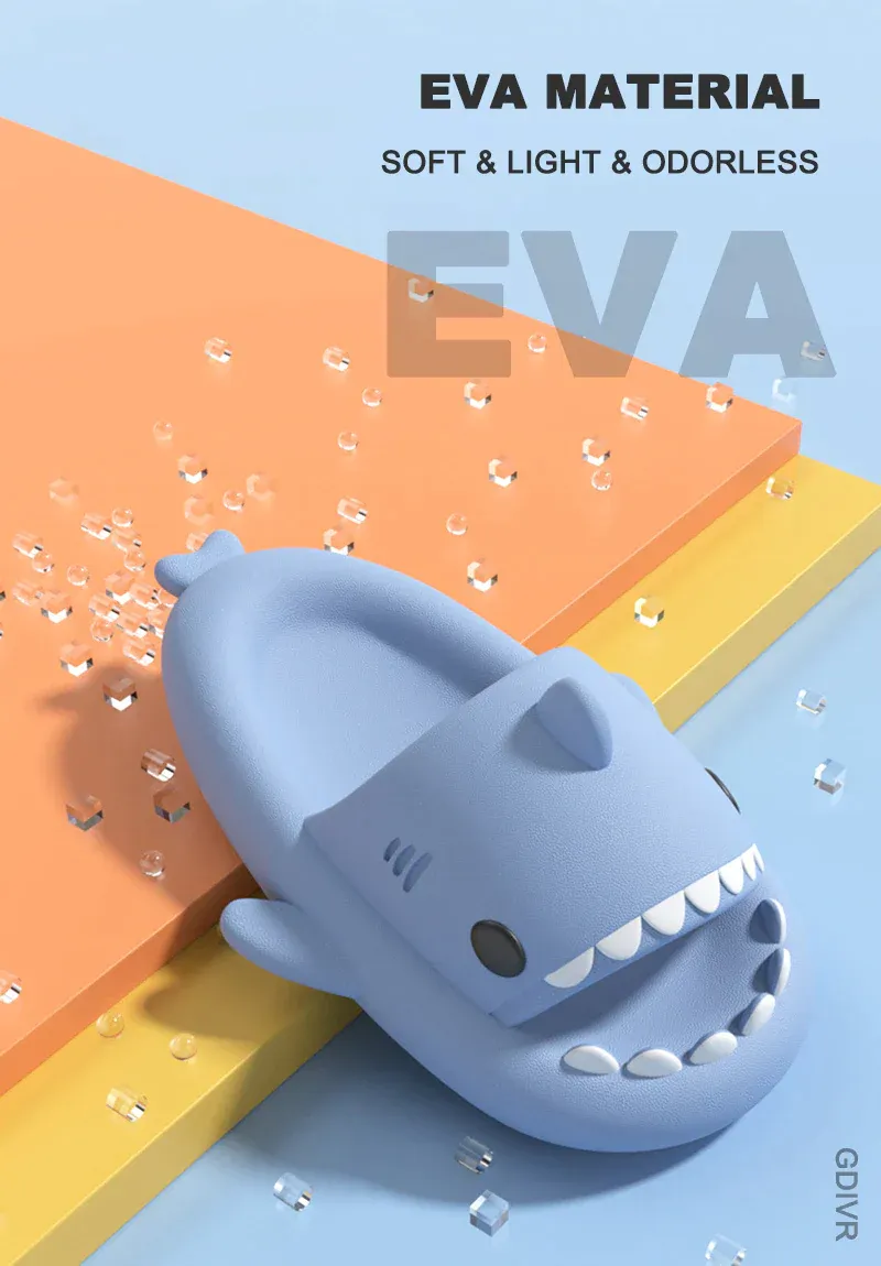🦈Wow! Cute appearance like a small shark, soft and anti-slip and anti-collision.🦈 