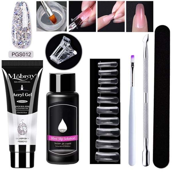 (🔥Last Day Promotion 49% OFF) Luxury Polygel Nail Kit - BUY 3 FREE SH