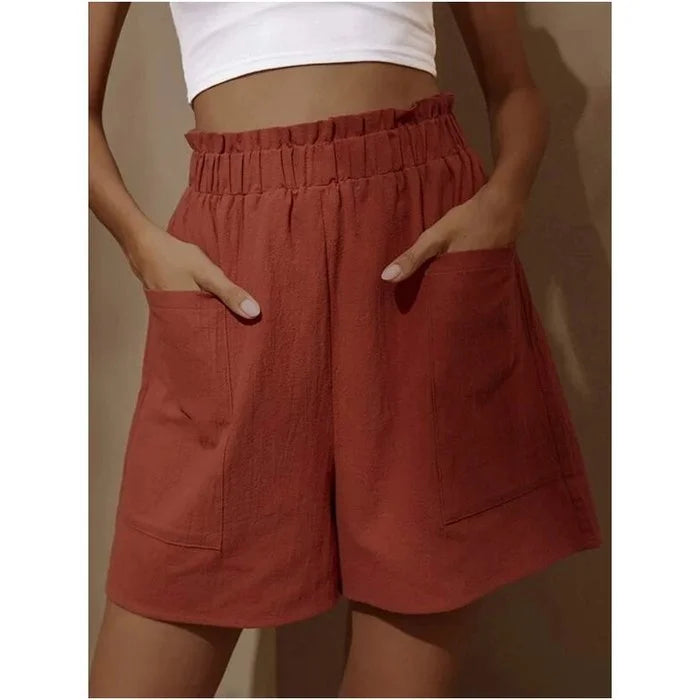 ❄️Women's Summer High Waist Wide Leg Casual Shorts❄️