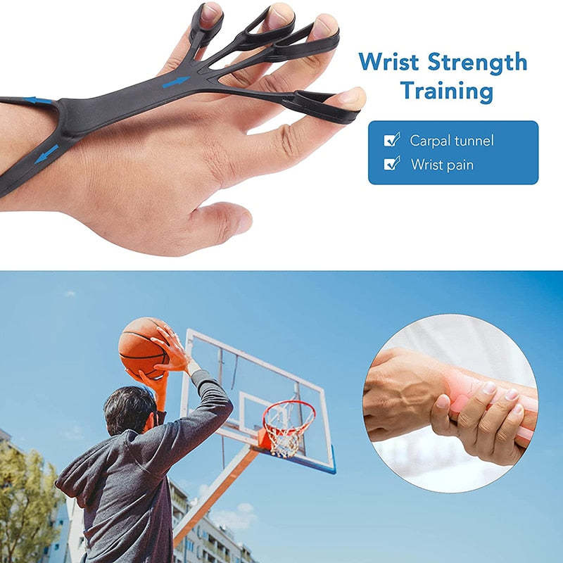 🖐️🖐️Silicone Hand Grip Strengthener，Hand Workout Of The Year✊✊