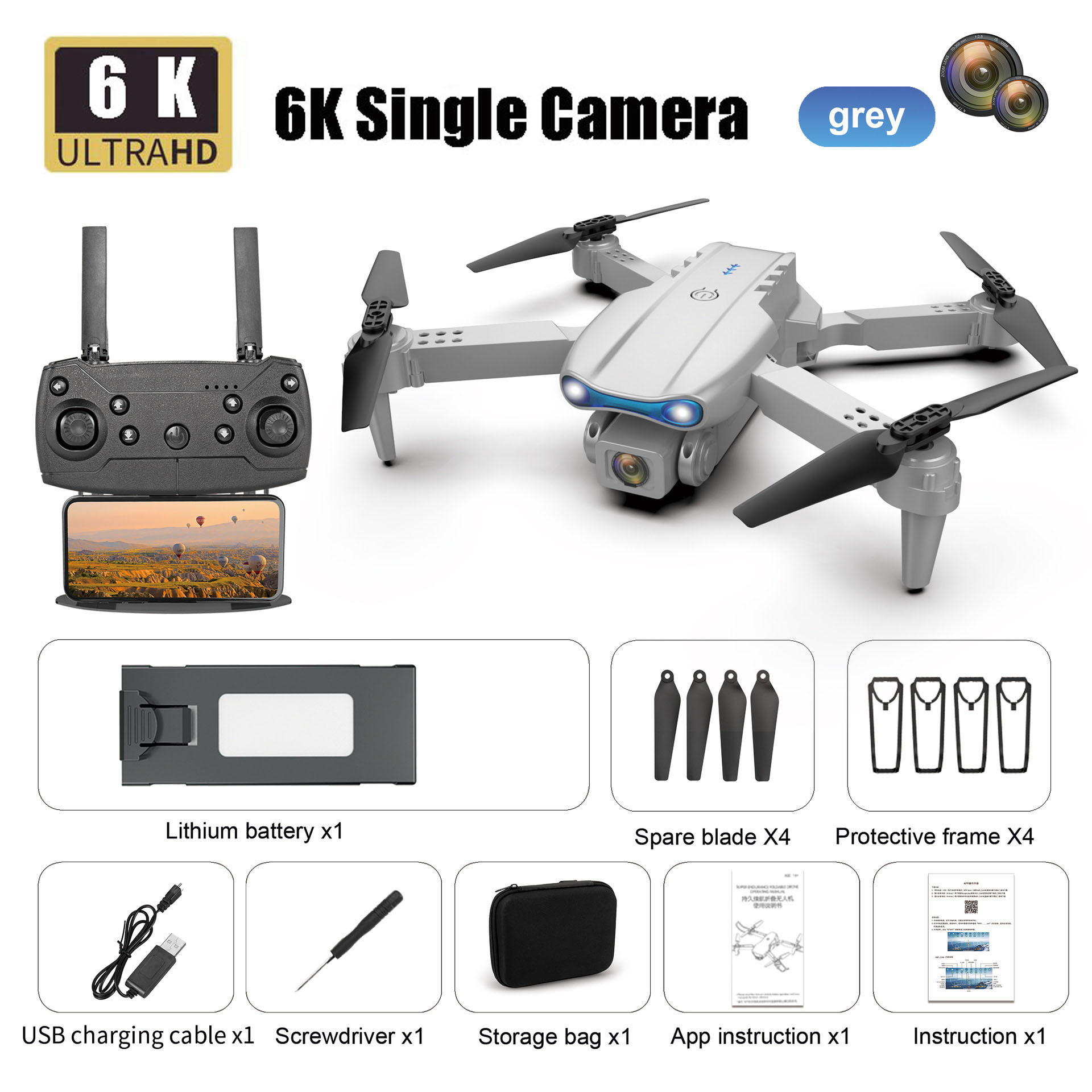 🔥Clearance Sale🔥2023 Latest Drone with 6K UHD Camera