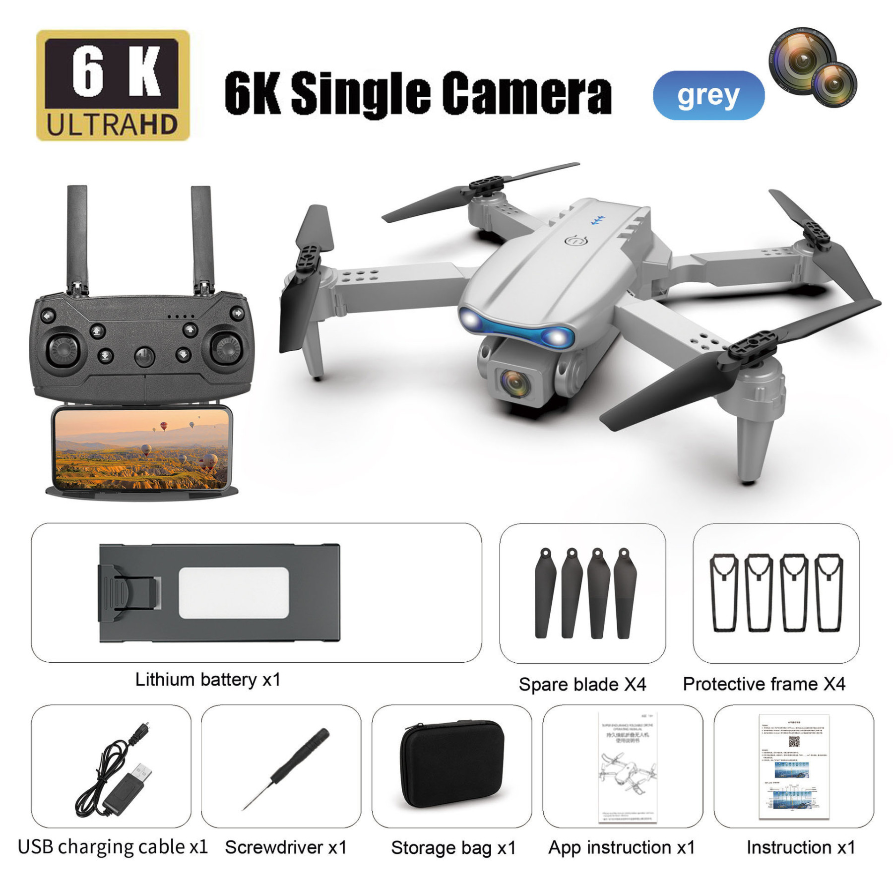 🔥Clearance Sale🔥2023 Latest Drone with 6K UHD Camera