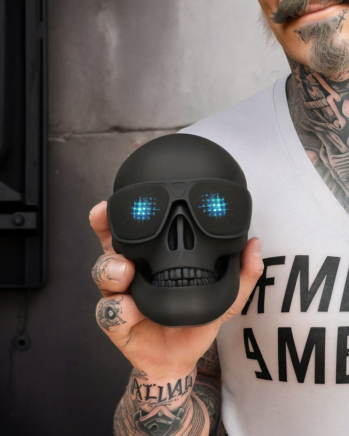 ✨Limited Sale 25% OFF✨Skull Head  Bluetooth Dynamic Speakers