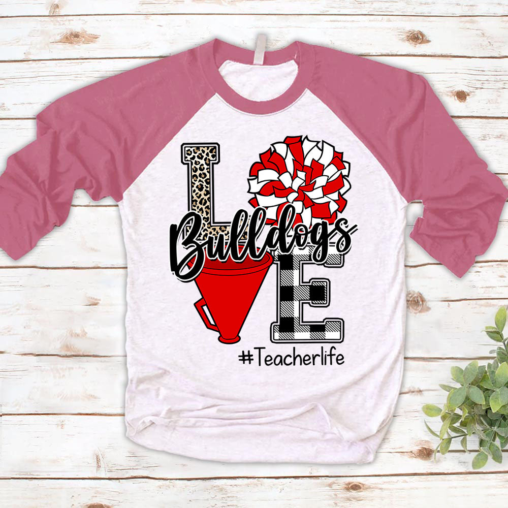 Personalized Shirt Love School Spirit Mascot Teacher Life Sport Shirt For Teacher Hk10 Trhn