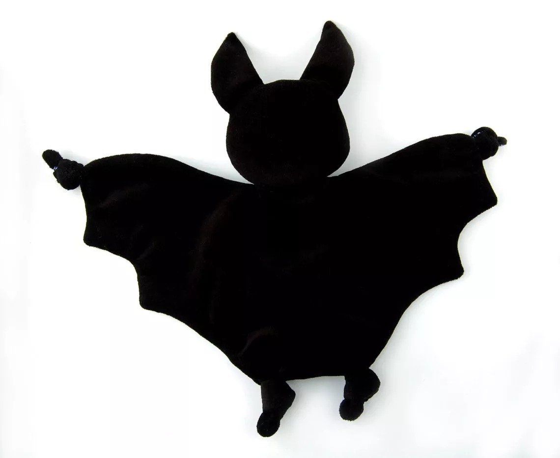 PRE-SALE,STOCK IN 20TH AUGUST.(LIMITED STOCK)PERSONALIZED HALLOWEEN BABY BAT SECURITY BLANKET