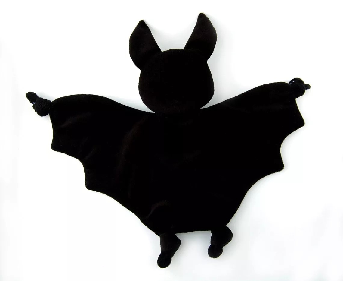 PRE-SALE,STOCK IN 20TH AUGUST.(LIMITED STOCK)PERSONALIZED HALLOWEEN BABY BAT SECURITY BLANKET