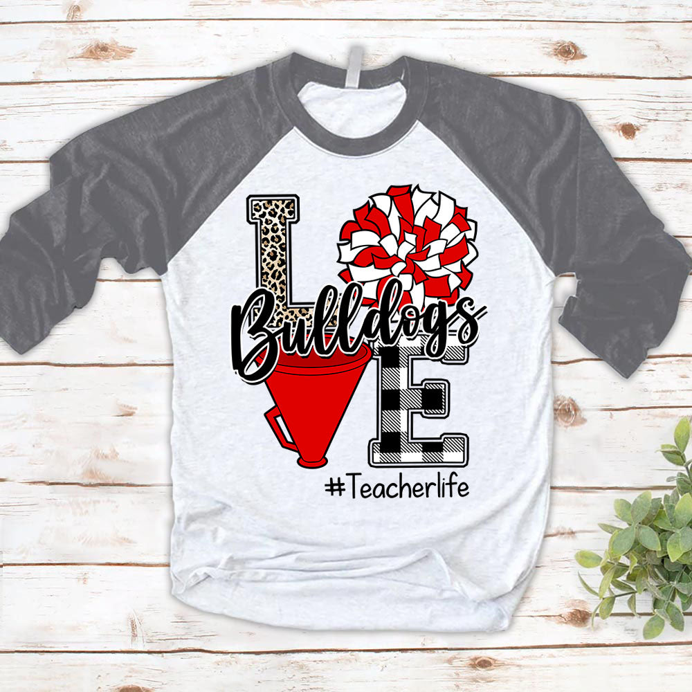 Personalized Shirt Love School Spirit Mascot Teacher Life Sport Shirt For Teacher Hk10 Trhn