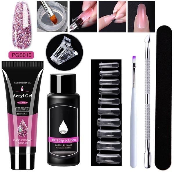 (🔥Last Day Promotion 49% OFF) Luxury Polygel Nail Kit - BUY 3 FREE SHIPPING