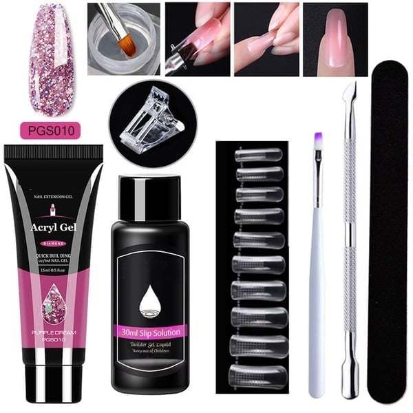 (🔥Last Day Promotion 49% OFF) Luxury Polygel Nail Kit - BUY 3 FREE SHIPPING