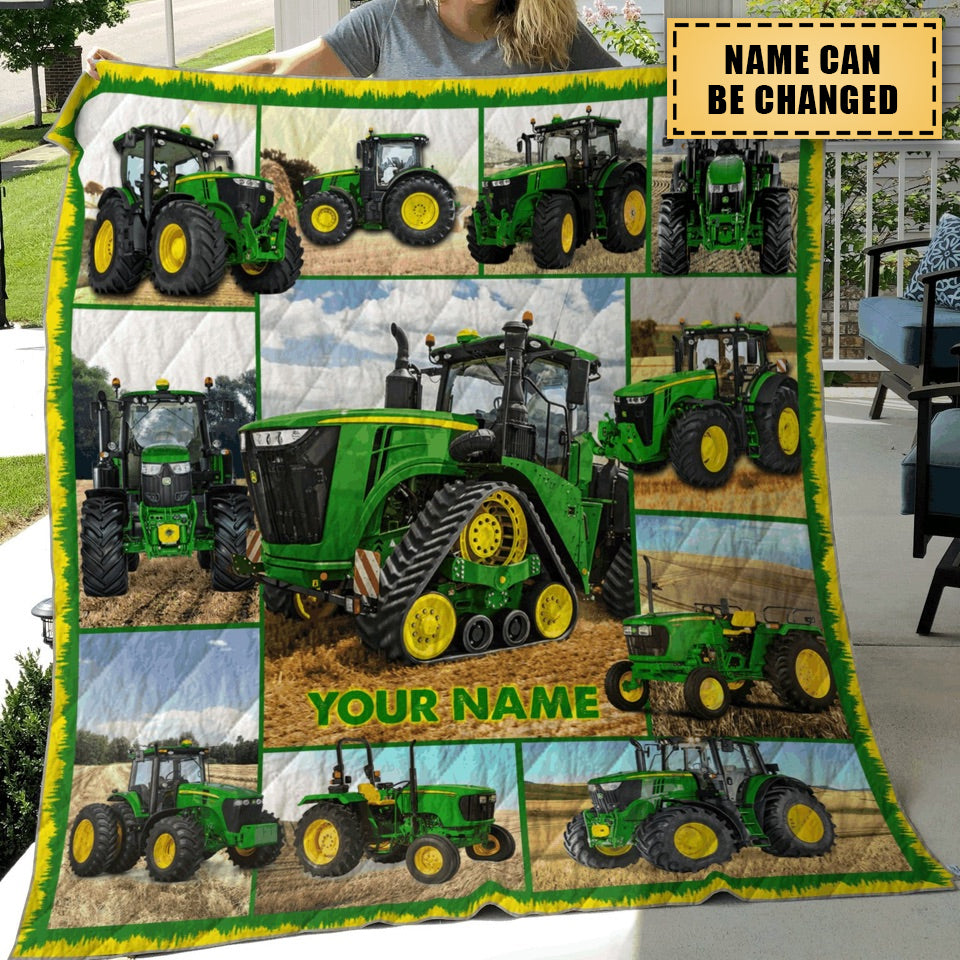 Personalized Tractor Fleece Blanket,Gift For Your Friends – Humor Custom