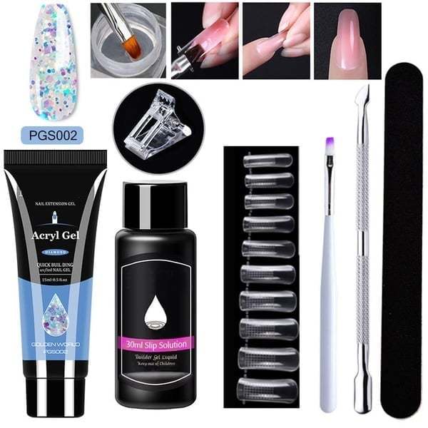 (🔥Last Day Promotion 49% OFF) Luxury Polygel Nail Kit - BUY 3 FREE SHIPPING