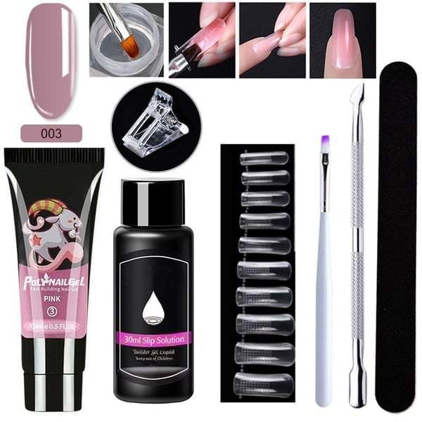 (🔥Last Day Promotion 49% OFF) Luxury Polygel Nail Kit - BUY 3 FREE SHIPPING