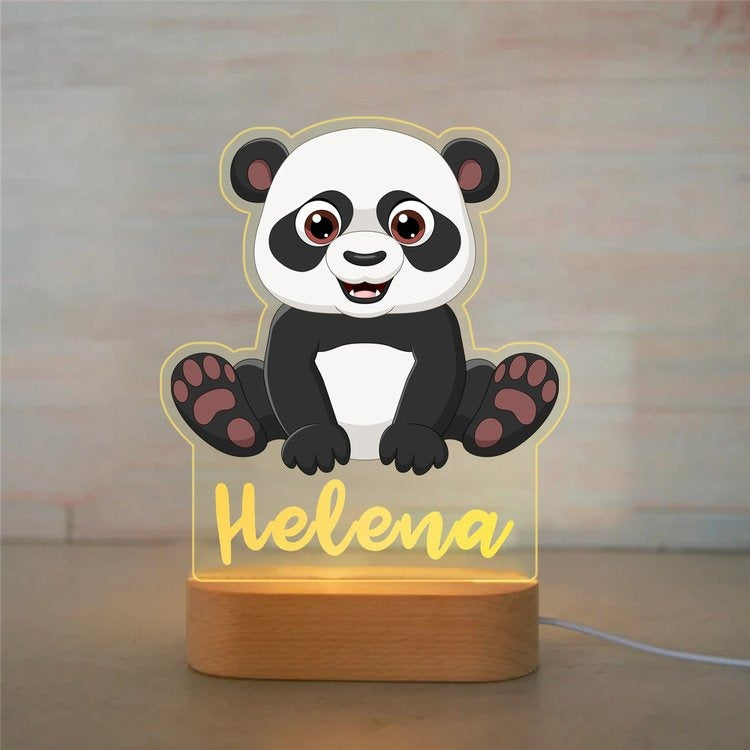 Personalized Name Animals Night Lights