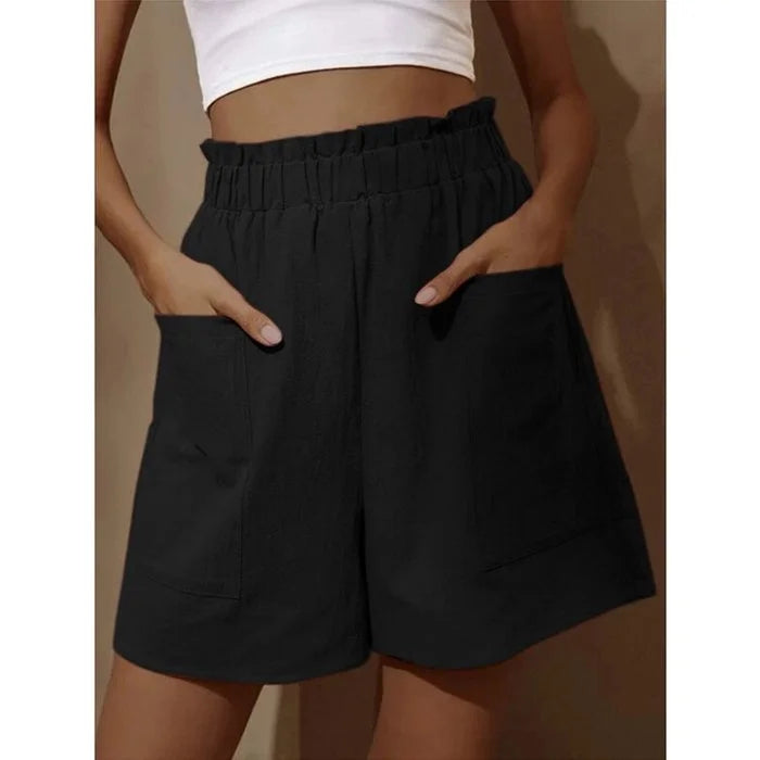 ❄️Women's Summer High Waist Wide Leg Casual Shorts❄️