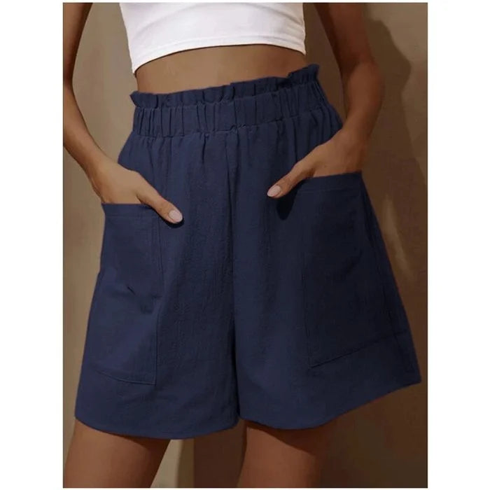 ❄️Women's Summer High Waist Wide Leg Casual Shorts❄️