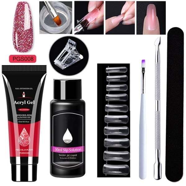 (🔥Last Day Promotion 49% OFF) Luxury Polygel Nail Kit - BUY 3 FREE SHIPPING