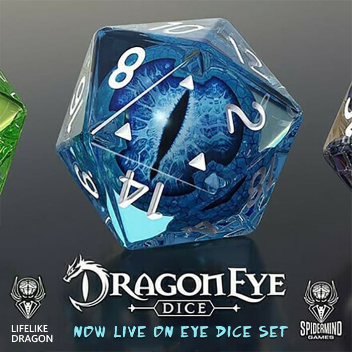 ⏰Save 42% today💥Lifelike Green Dragon Eye Dice Set (Buy 3 Free Shipping)