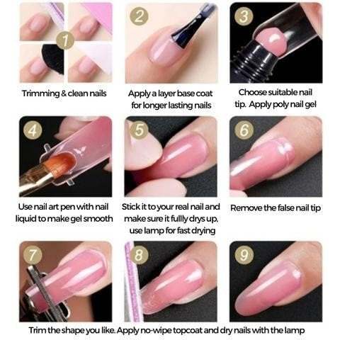 (🔥Last Day Promotion 49% OFF) Luxury Polygel Nail Kit - BUY 3 FREE SHIPPING