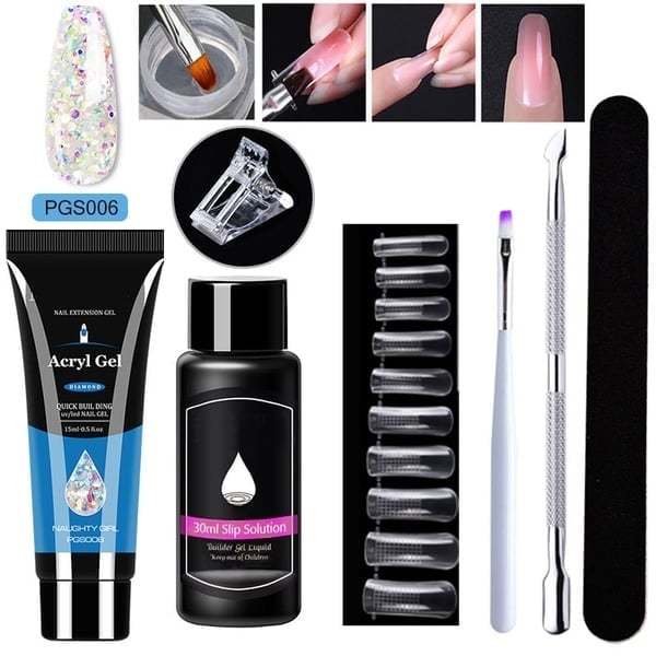 (🔥Last Day Promotion 49% OFF) Luxury Polygel Nail Kit - BUY 3 FREE SHIPPING