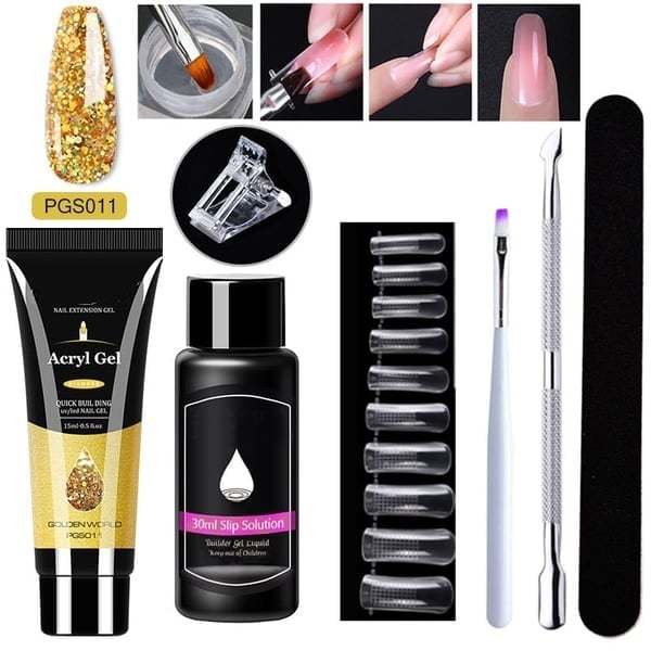 (🔥Last Day Promotion 49% OFF) Luxury Polygel Nail Kit - BUY 3 FREE SHIPPING