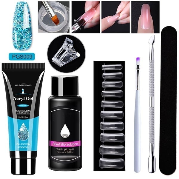 (🔥Last Day Promotion 49% OFF) Luxury Polygel Nail Kit - BUY 3 FREE SHIPPING