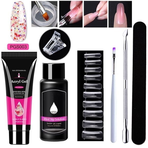 (🔥Last Day Promotion 49% OFF) Luxury Polygel Nail Kit - BUY 3 FREE SHIPPING