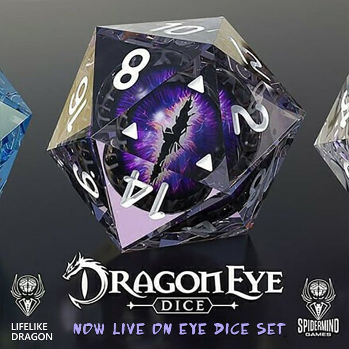 ⏰Save 42% today💥Lifelike Green Dragon Eye Dice Set (Buy 3 Free Shippi