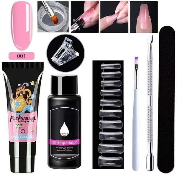 (🔥Last Day Promotion 49% OFF) Luxury Polygel Nail Kit - BUY 3 FREE SHIPPING