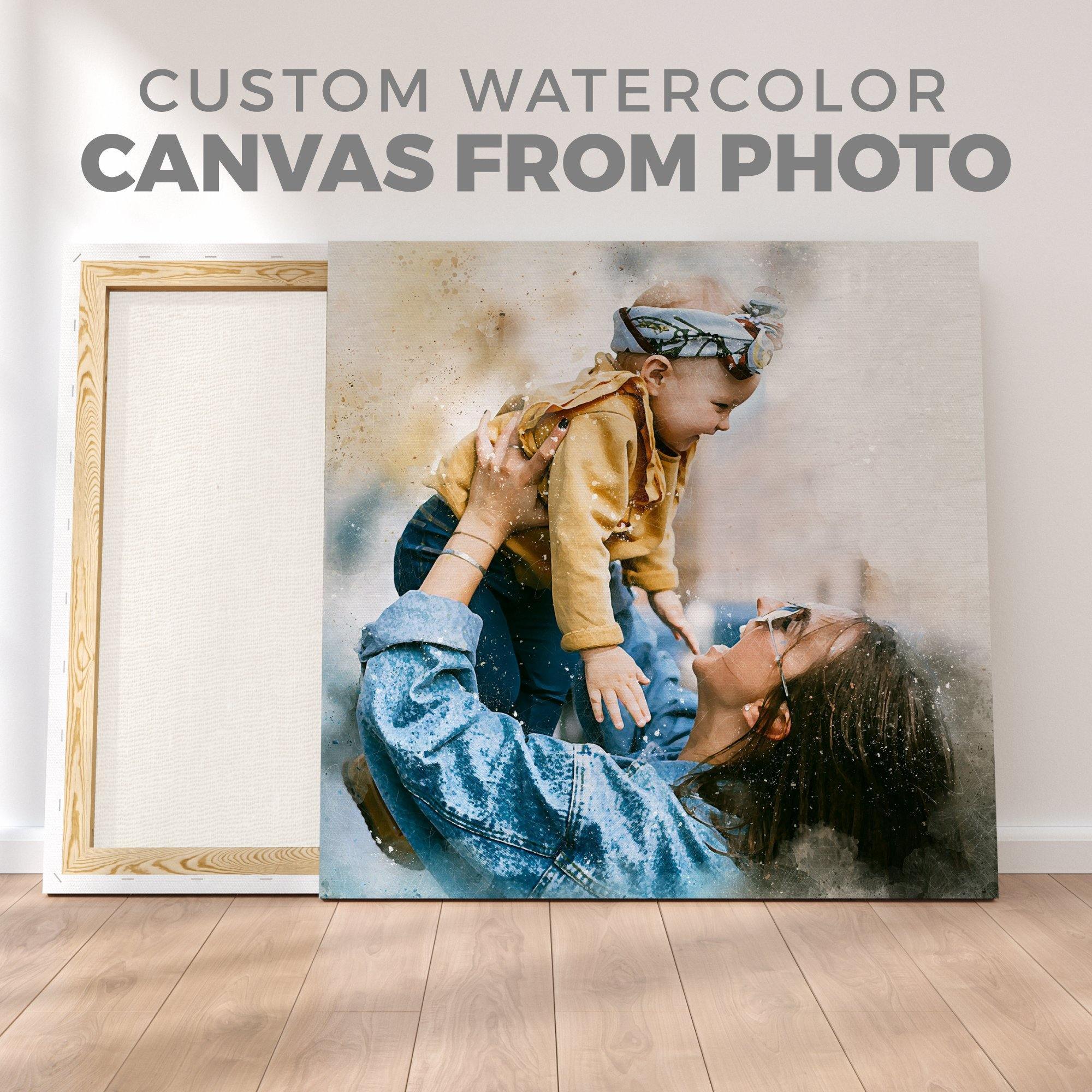 Custom Watercolor Portrait from Photo