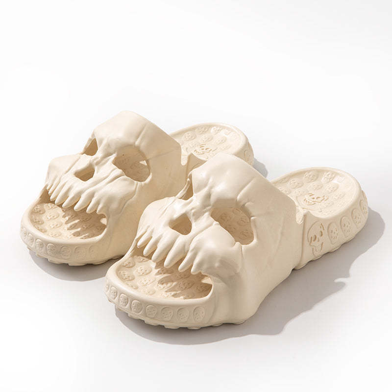 ☠️Skull slippers ☠️ ✨Super Soft Silent and Anti-slip Sole✨