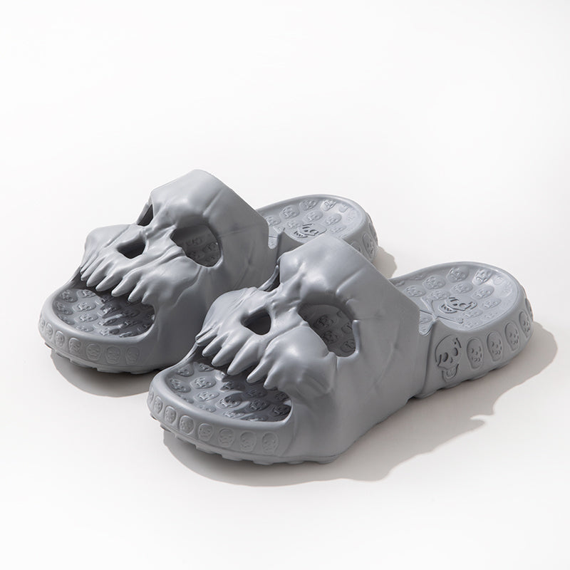 ☠️Skull slippers ☠️ ✨Super Soft Silent and Anti-slip Sole✨