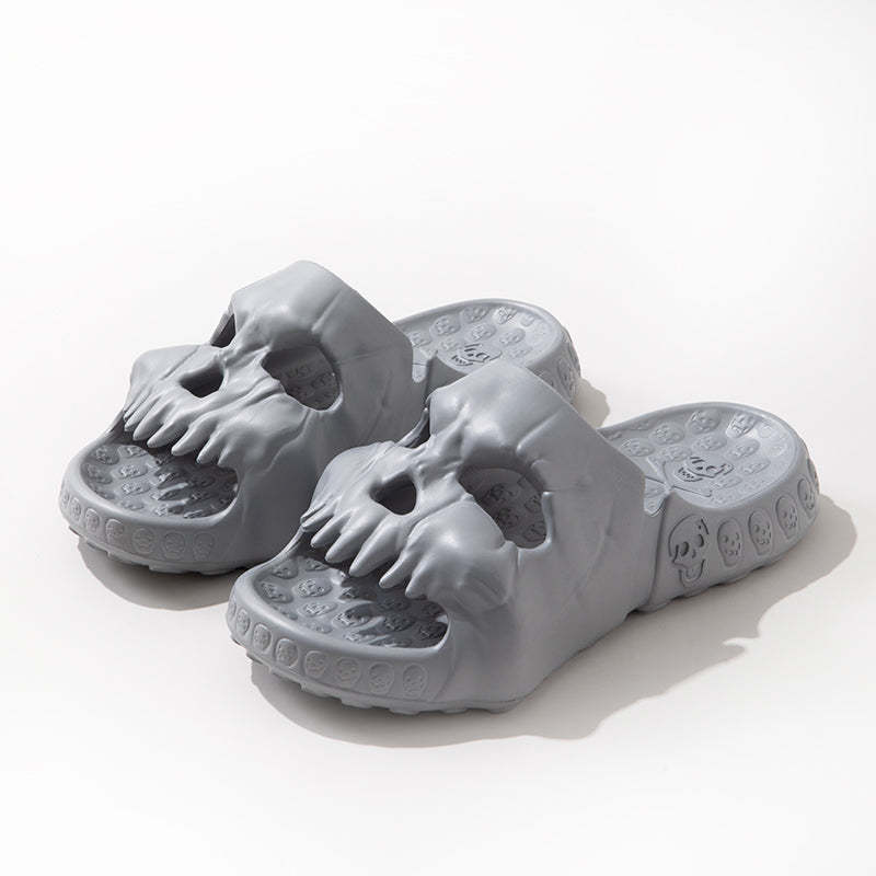 ☠️Skull slippers ☠️ ✨Super Soft Silent and Anti-slip Sole✨
