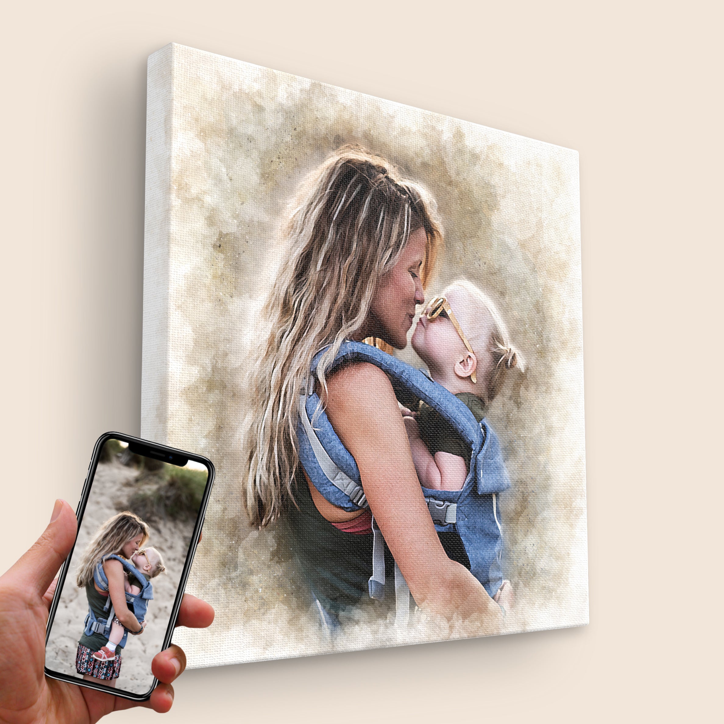 Custom Watercolor Portrait from Photo