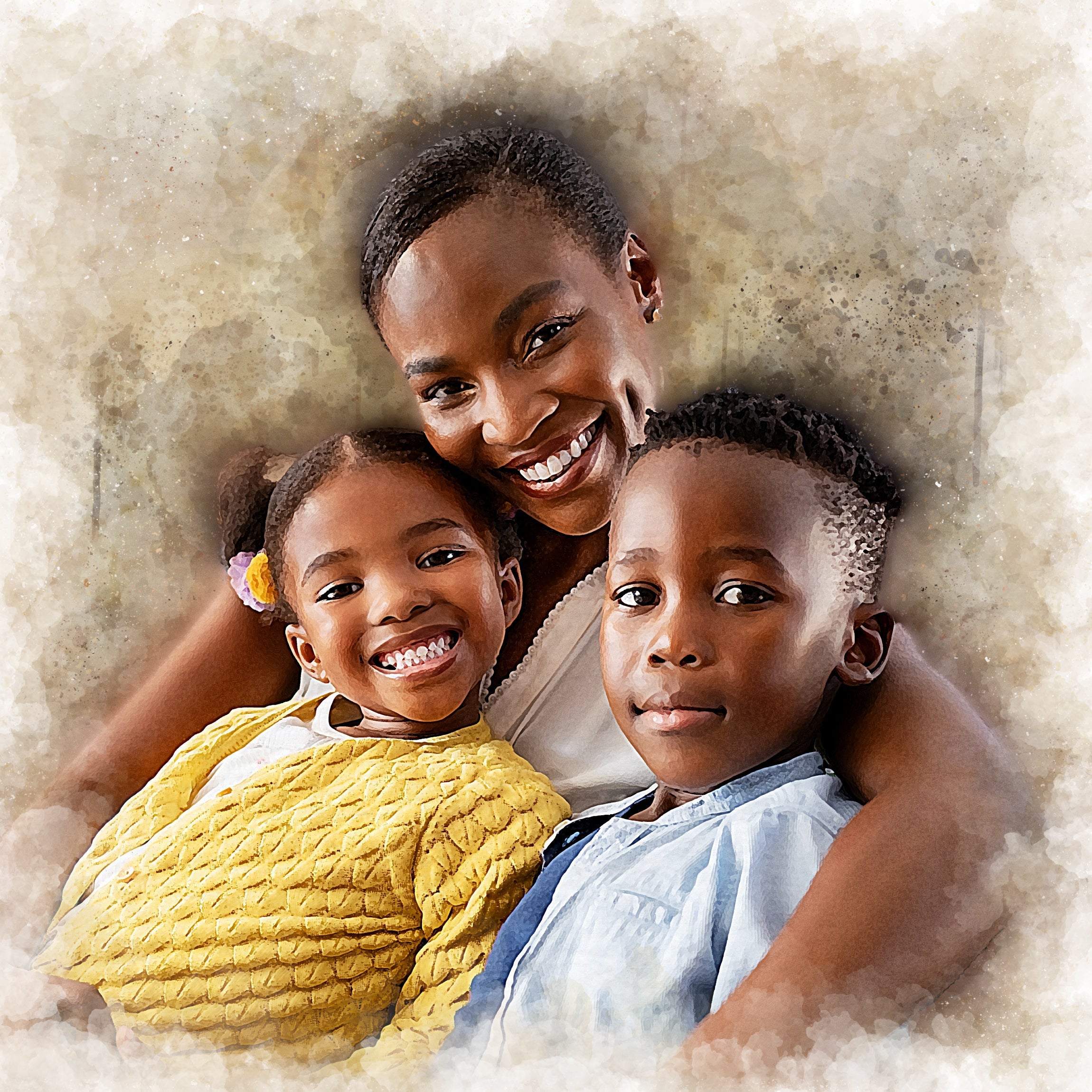 Custom Watercolor Portrait from Photo