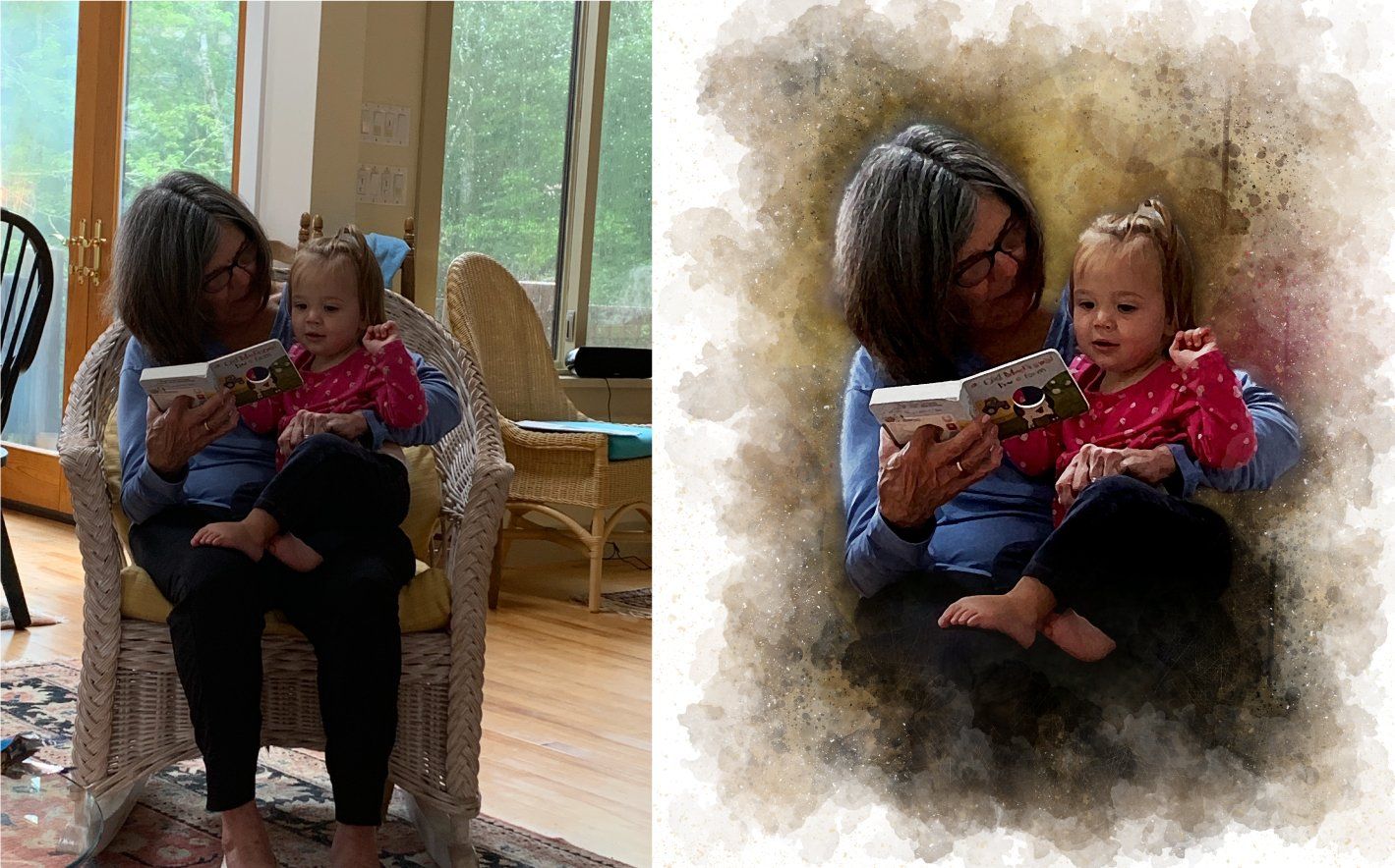 Custom Watercolor Portrait from Photo