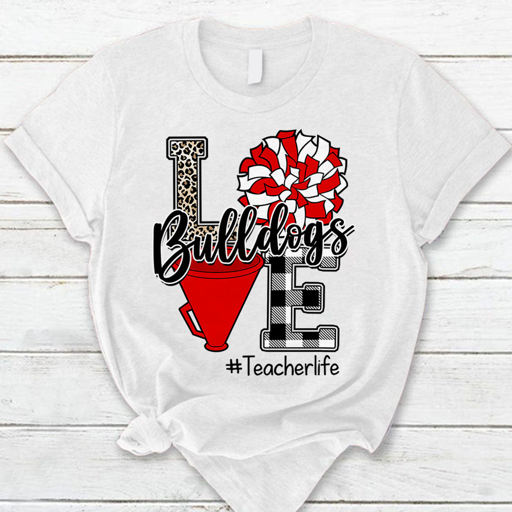 Personalized Shirt Love School Spirit Mascot Teacher Life Sport Shirt For Teacher Hk10 Trhn