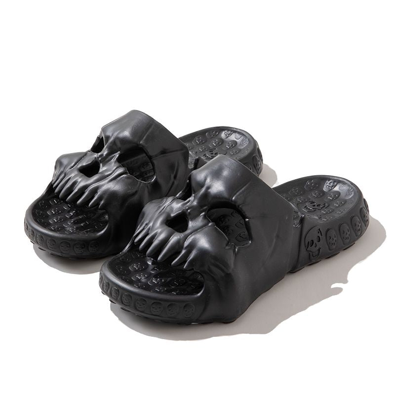 ☠️Skull slippers ☠️ ✨Super Soft Silent and Anti-slip Sole✨