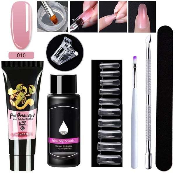 (🔥Last Day Promotion 49% OFF) Luxury Polygel Nail Kit - BUY 3 FREE SHIPPING