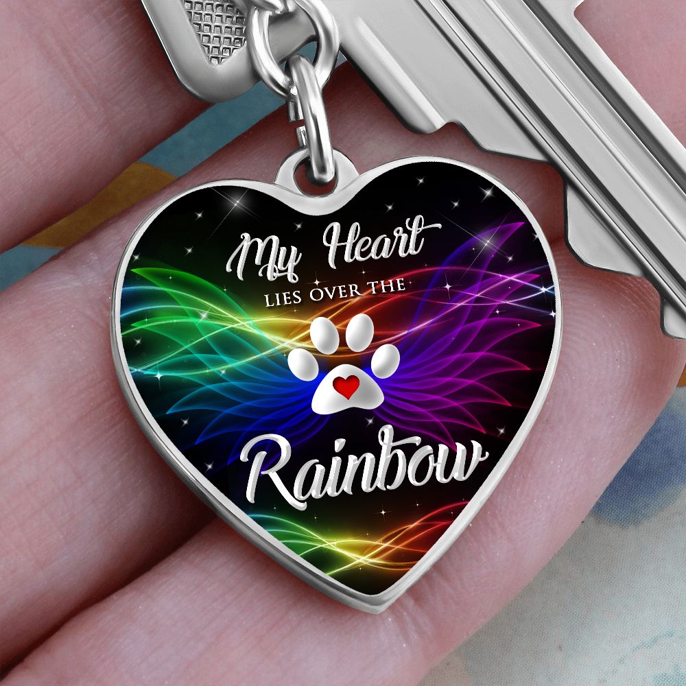 🔥(ALMOST SOLD OUT) My Heart Lies Over The Rainbow Keychain🔥