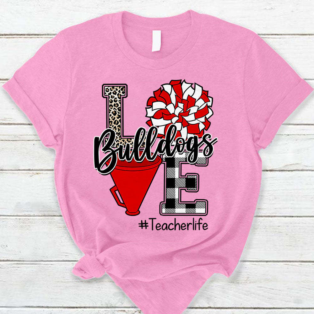 Personalized Shirt Love School Spirit Mascot Teacher Life Sport Shirt For Teacher Hk10 Trhn