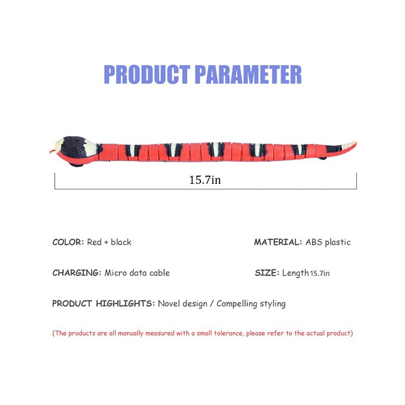 Walfinds Smart Sensing Snake Electron Interactive Cat Toys